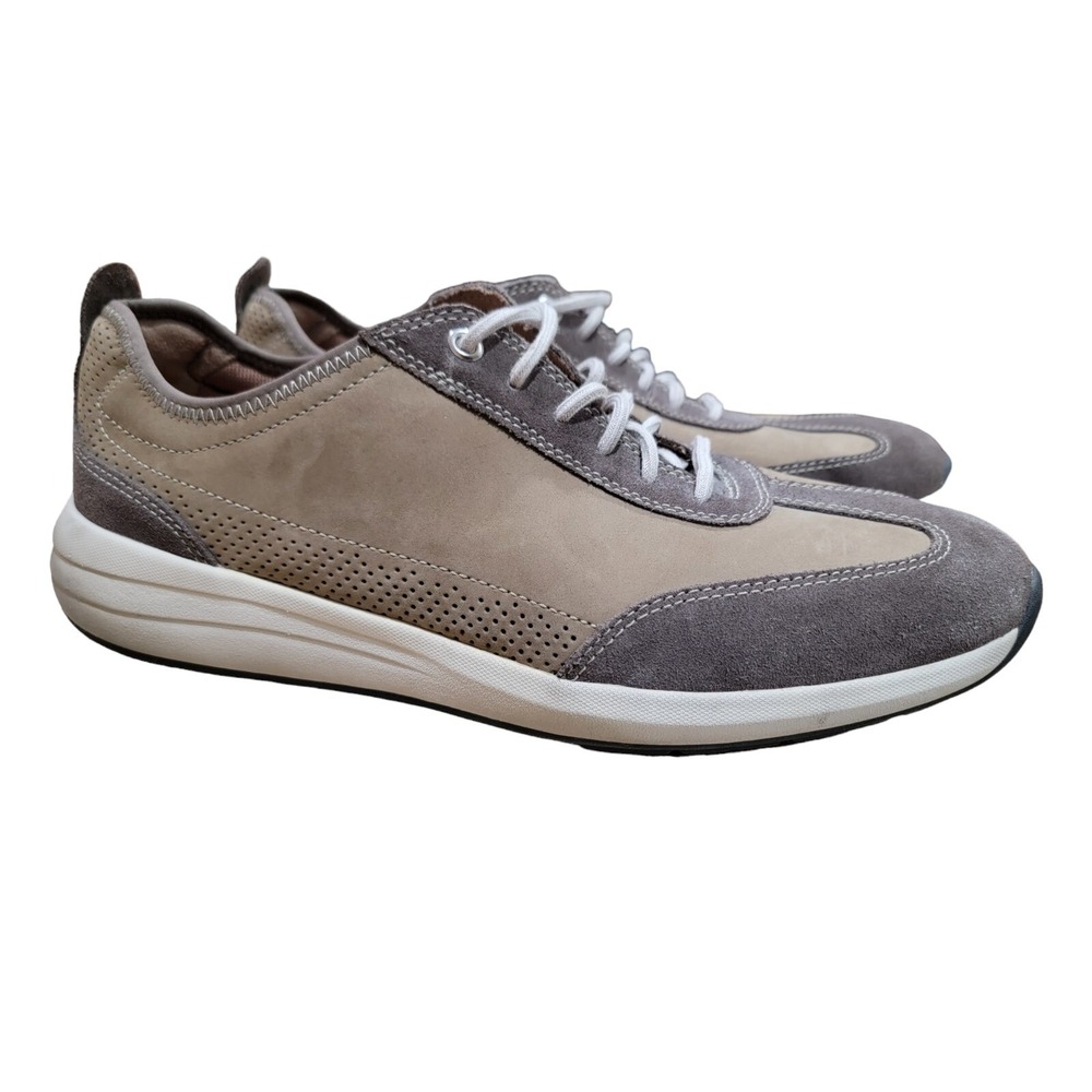Clarks Men's Unstructured Uncoast Brown Leather Comfort Sneakers Shoes Size 13 M